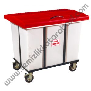 Kirli Çamaşır Toplama Arabası 250 Litre